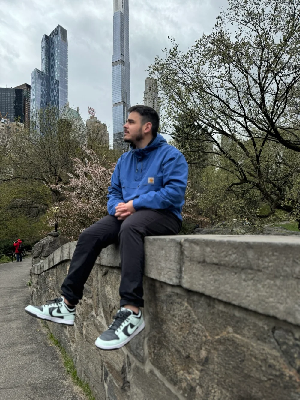Carlos Adán en Central Park, Nueva York